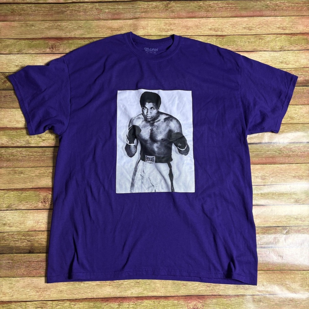 Gildan Purple Muhammad Ali Graphic Tee